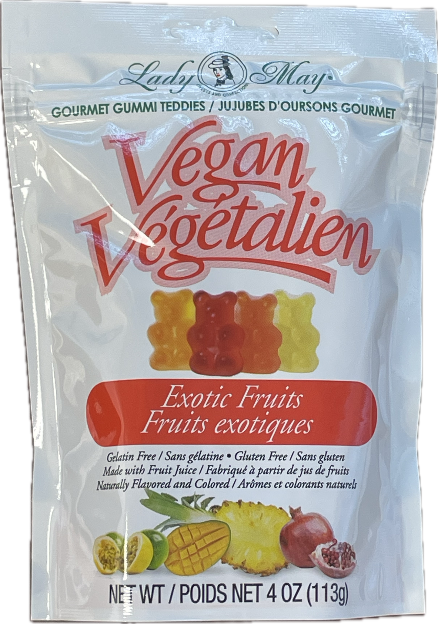 Vegan Gourmet Exotic Fruit Gummi Teddies