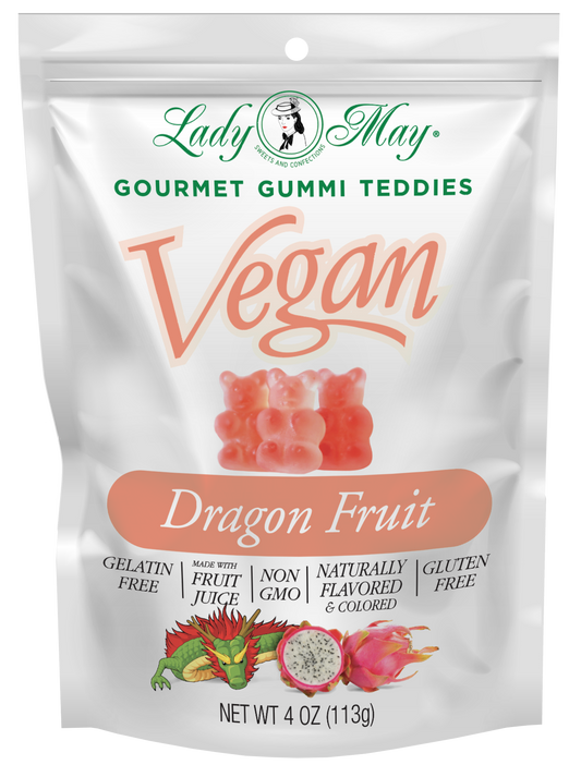 Vegan Gourmet Dragon Fruit Gummi Teddies