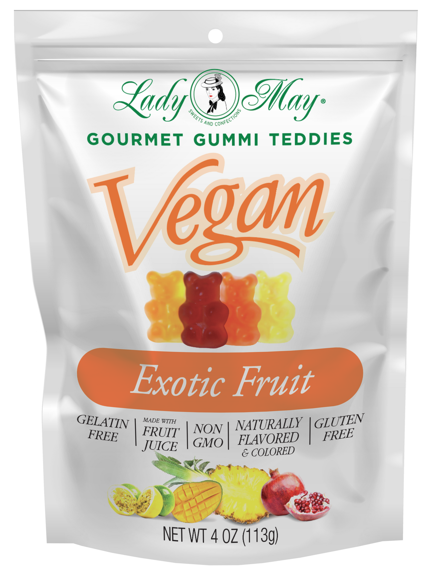 Vegan Gourmet Exotic Fruit Gummi Teddies
