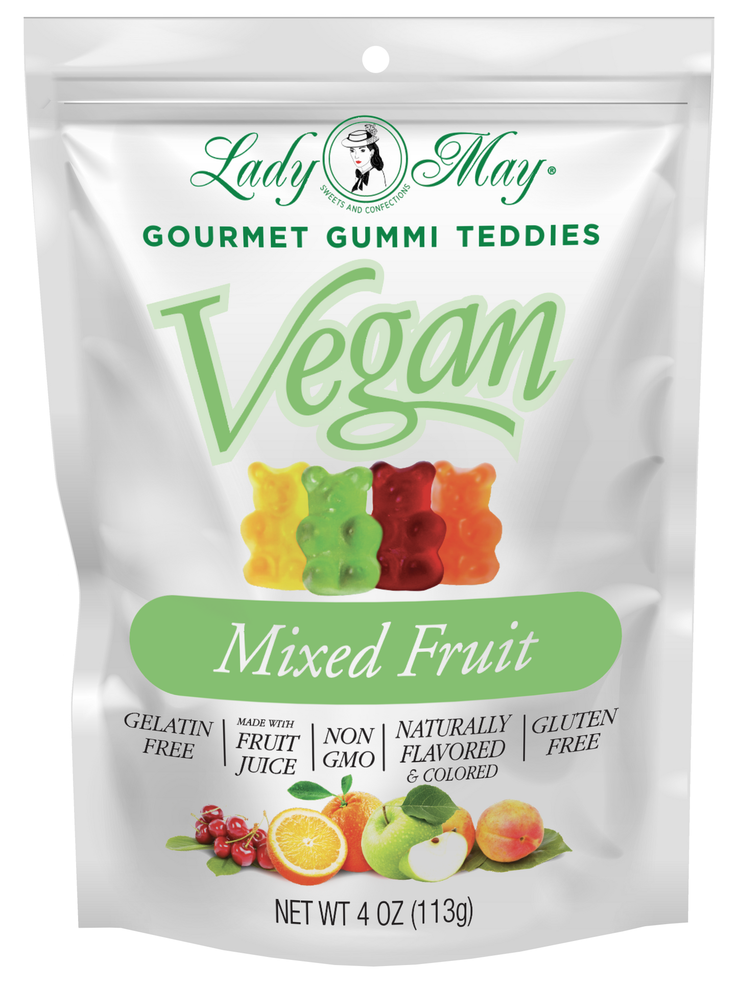 Vegan Gourmet Mixed Fruit Gummi Teddies