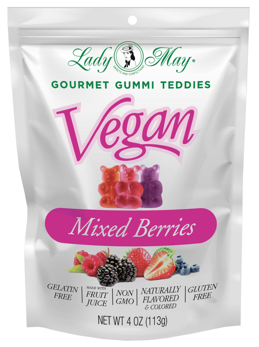Vegan Gourmet Mixed Berries Gummi Teddies