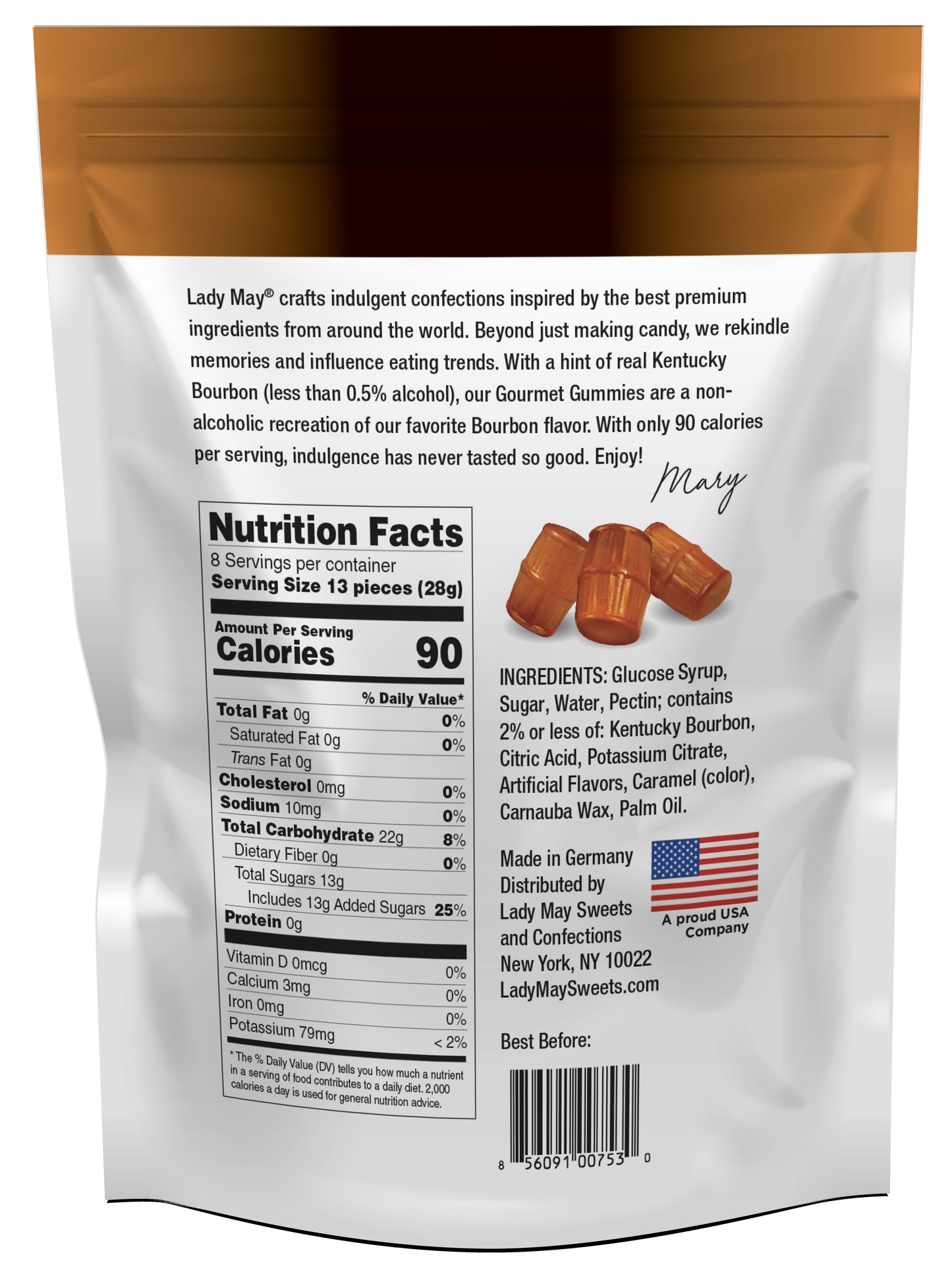 Vegan Gourmet Kentucky Bourbon Gummies