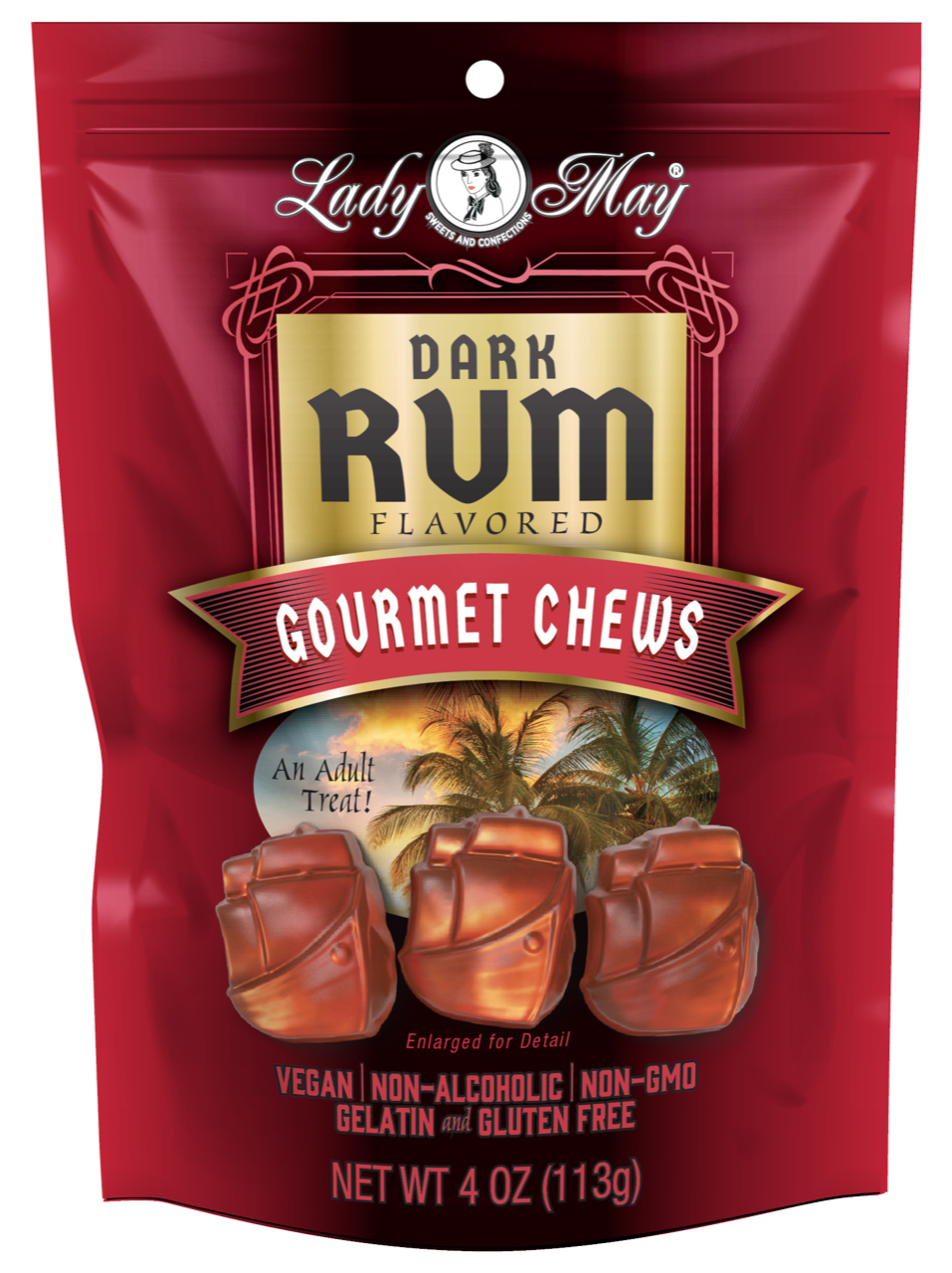 Vegan Gourmet Dark Rum Gummies