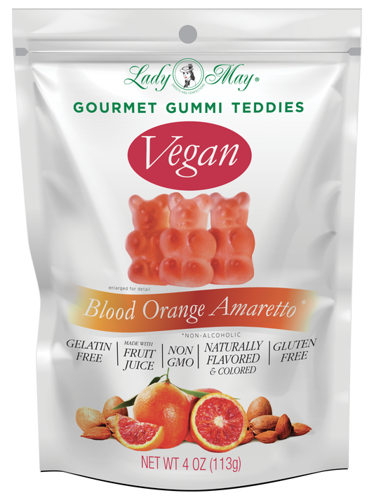 Vegan Gourmet Blood Orange Amaretto Gummi Teddies