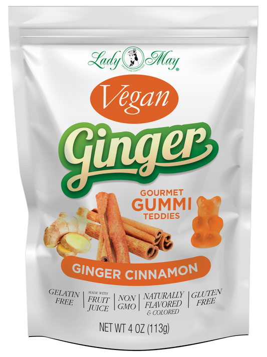 Vegan Ginger-Cinnamon Gummi Teddies