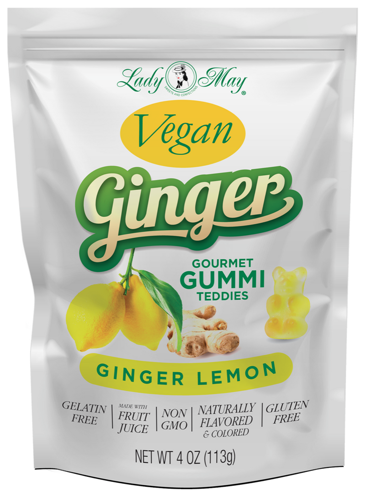 Vegan Ginger-Lemon Gummi Teddies