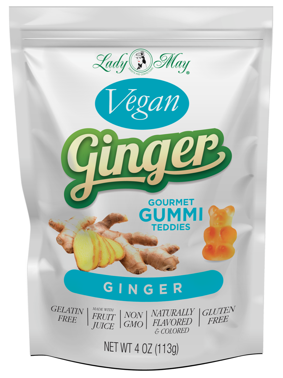 Vegan Ginger Gummi Teddies